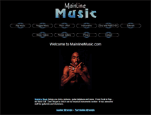 Tablet Screenshot of mainlinemusic.com